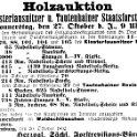 1892-10-27 Kl Holzauktion